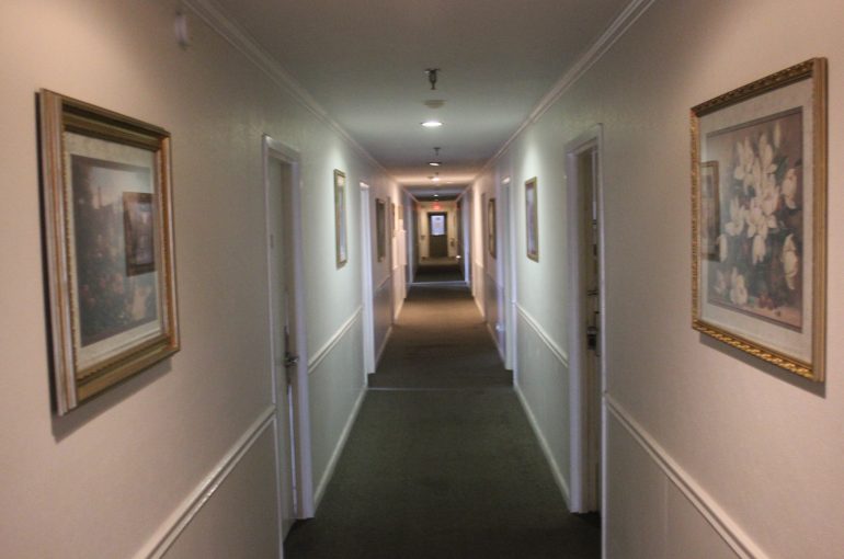 hotel hallway interior corridor
