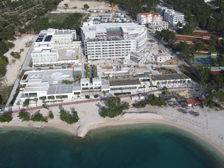 Aeriel view of Beachfront Resort