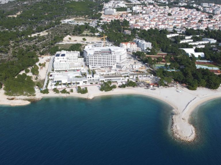 Aeriel view of Beachfront Resort