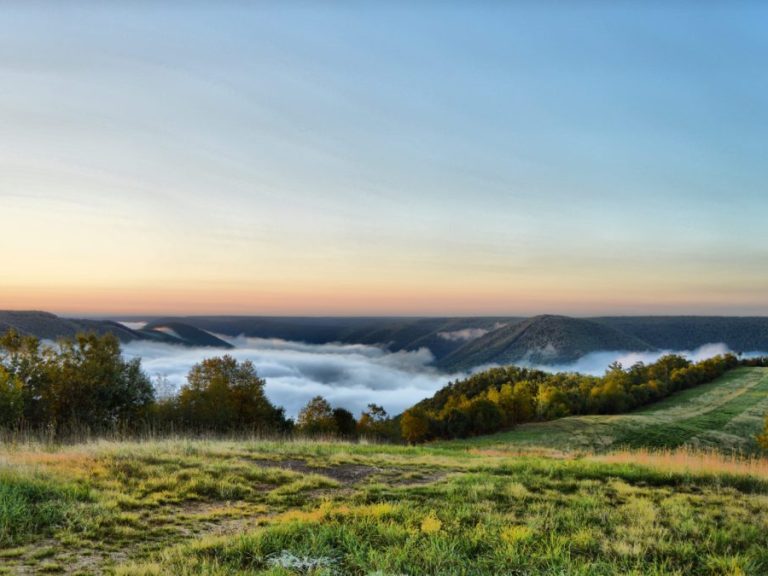 Scenic overlook of Pennsylvania Wilds